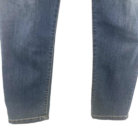 Democracy Jeans "Ab" Solution 10 Blue Womens Mid Rise Ankle Medium Wash Denim - Picture 6 of 8
